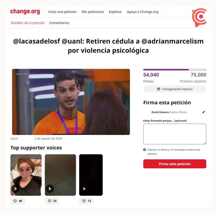 Adrián Marcelo ejerce violencia de género y misoginia en La Casa de los Famosos
