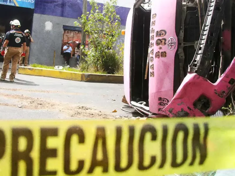 Hasta agosto 2024, se registraron más de tres mil accidentes de tránsito en Puebla capital 