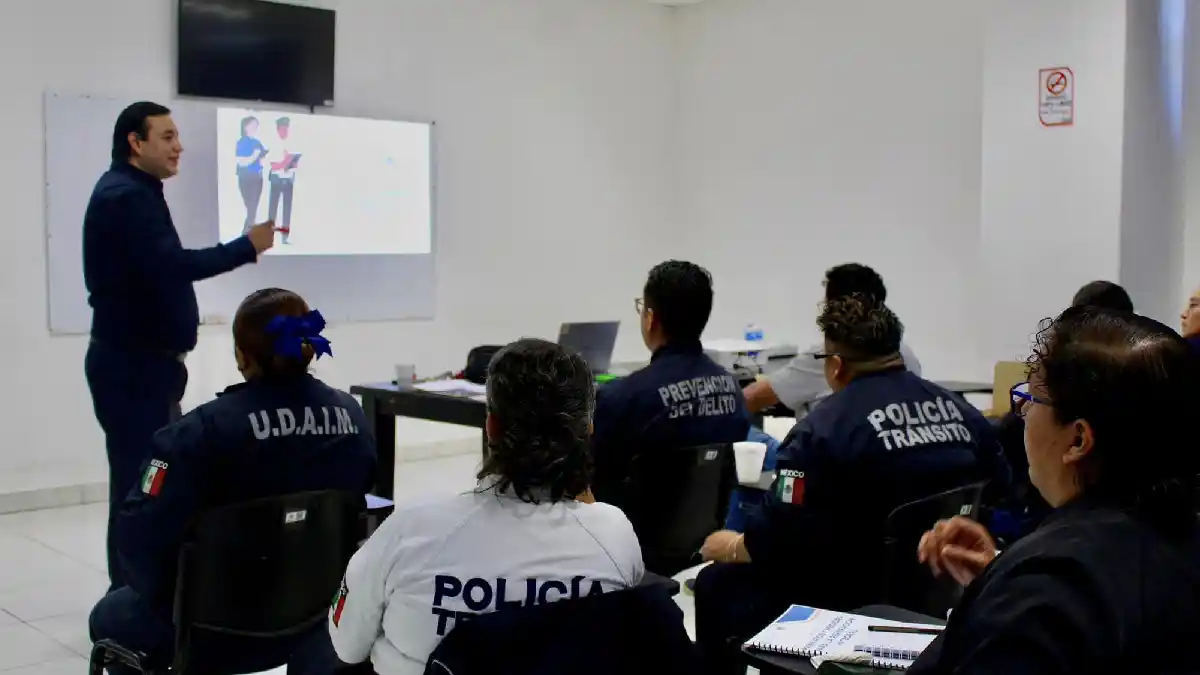 Mantiene Policía de San Andrés Cholula capacitación continua