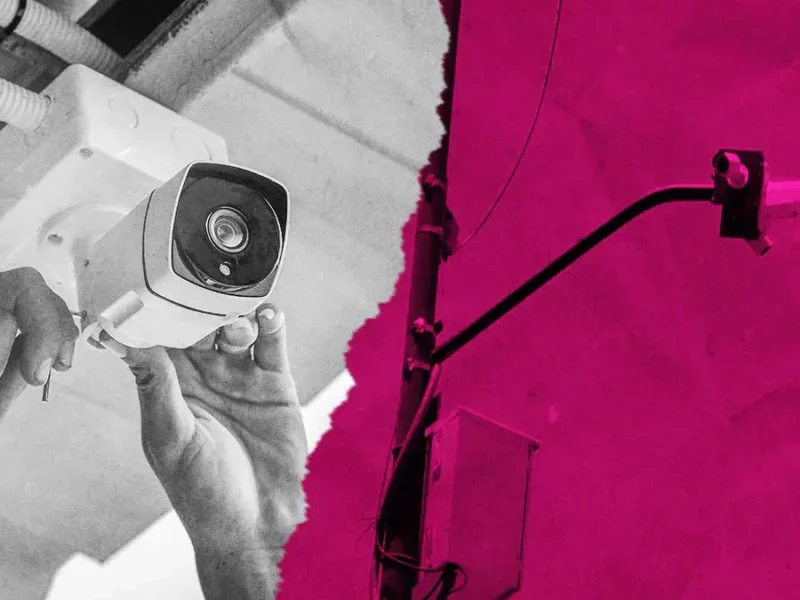 Graban a hombre mientras robaba cámaras de videovigilancia en Tehuacán, Puebla