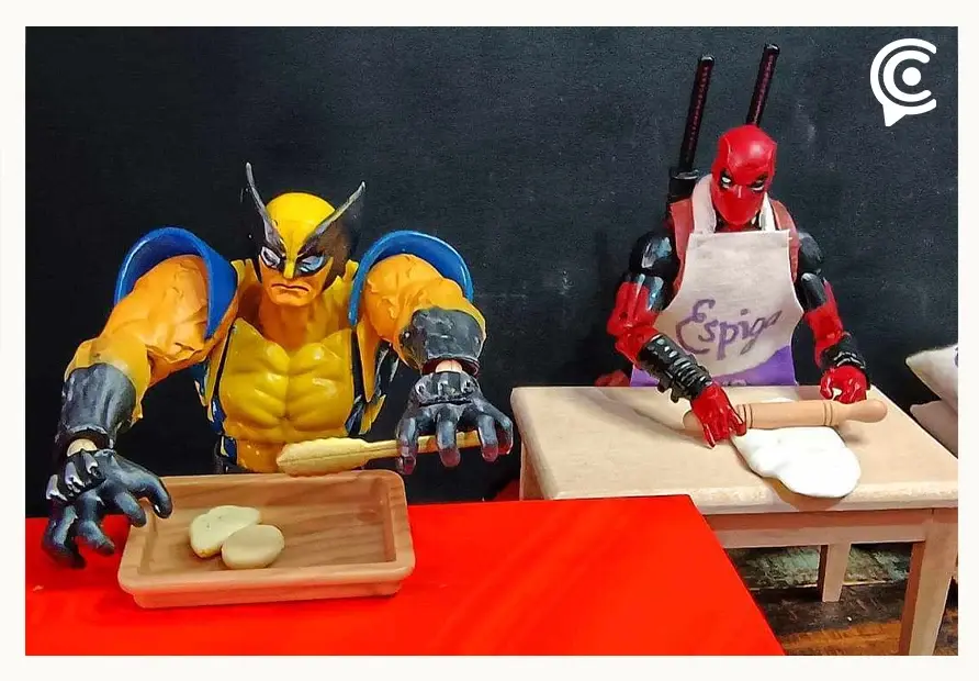 Panadería en Puebla crea las conchas Deadpool y Wolverine en homenaje a la película