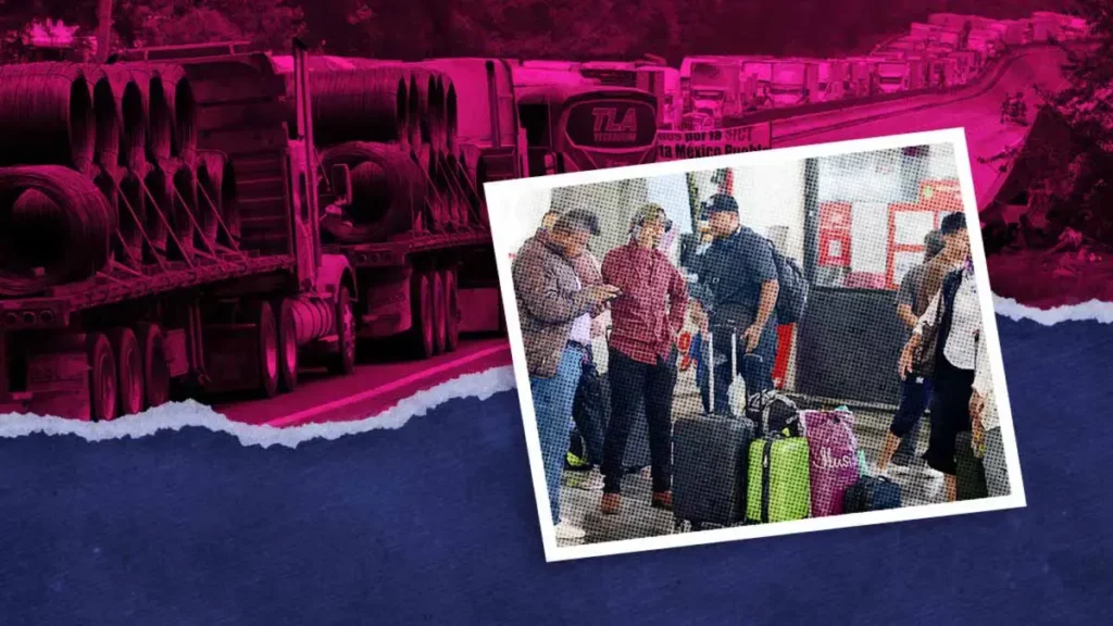 Bloqueo en la autopista México-Puebla provoca cancelar viajes y retrasos en la CAPU 