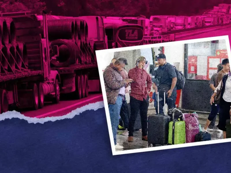 Bloqueo en la autopista México-Puebla provoca cancelar viajes y retrasos en la CAPU 