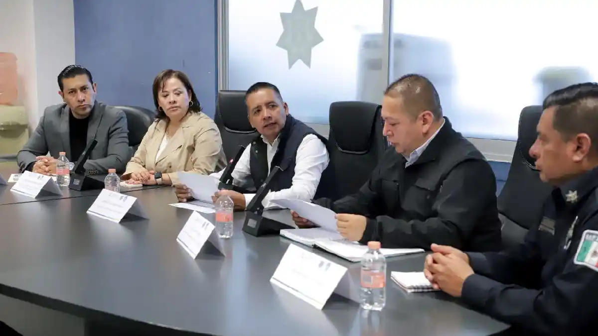 Supervisa Mundo Tlatehui mesa semanal de seguridad y justicia
