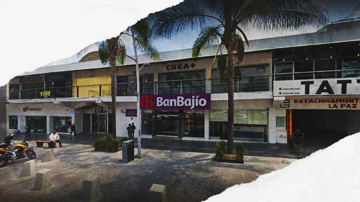 Asaltan a cuentahabiente dentro del banco BanBajío en la Avenida Juárez; le roban medio mdp