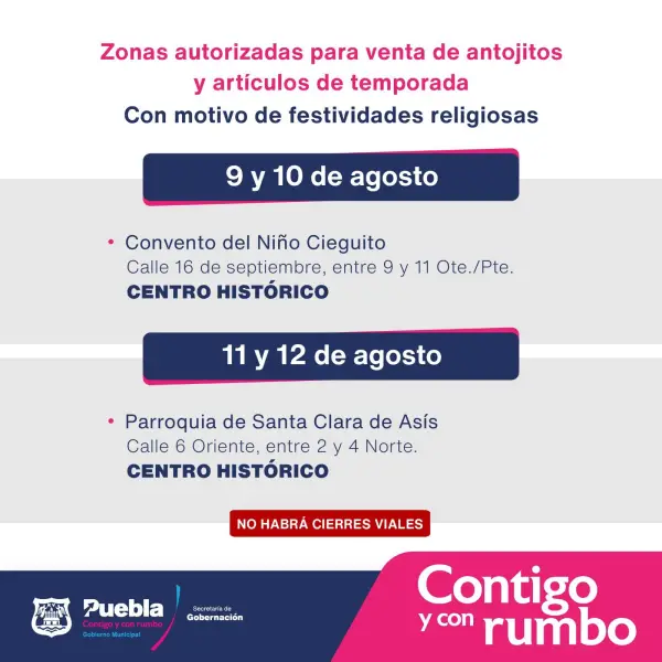 Secretaría de gobernación municipal supervisará festividades patronales