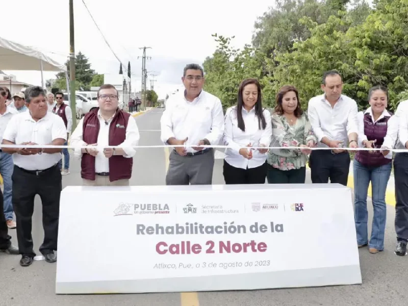Más obra educativa e infraestructura vial en Atlixco, gracias al trabajo de Ariadna Ayala y Sergio Salomón