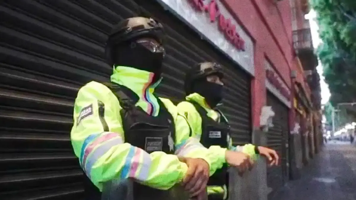 Despliegan operativo en el Centro Histórico de Puebla para impedir instalación de ambulantes