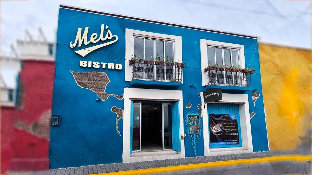 Restaurante Mel’s Bistro en Puebla ofrece la deliciosa Pizza de Nogada