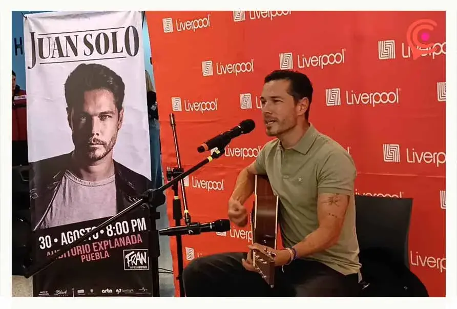 Juan Solo tendrá invitados sorpresa en su concierto del Auditorio Explanada Puebla