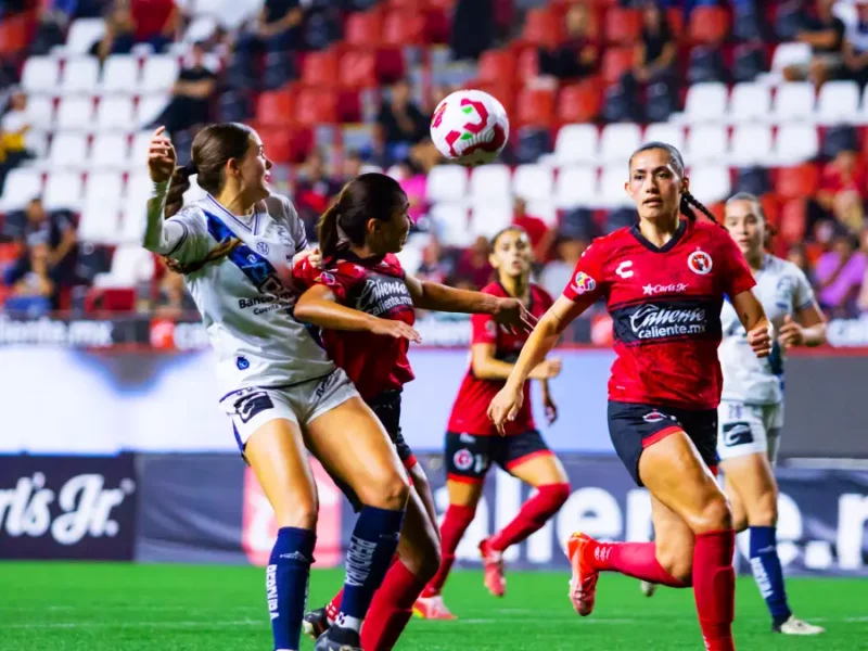 Tijuana derrota al Puebla Femenil en la Jornada 5 del Apertura 2024  
