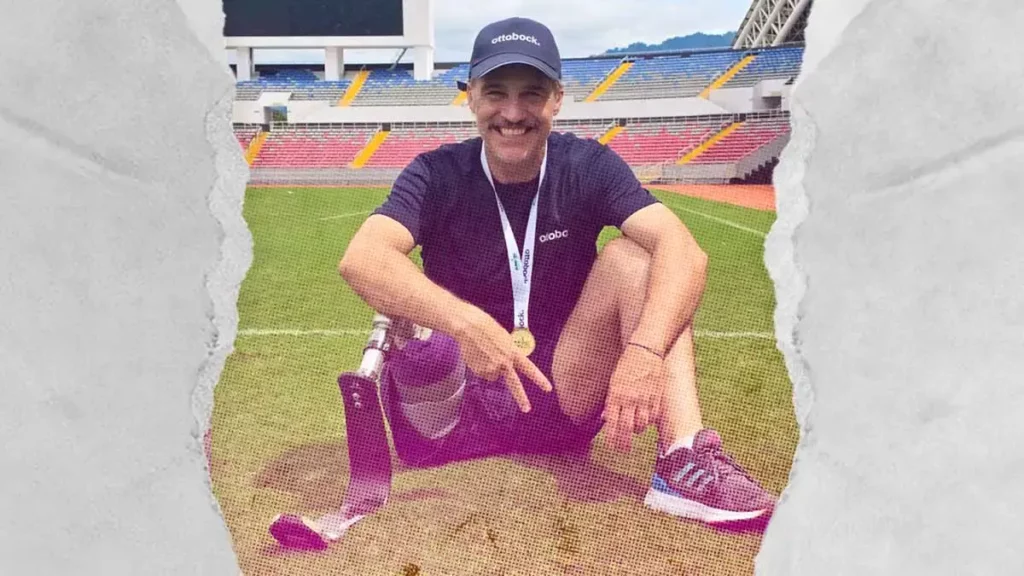 Juan Pablo Medina, actor que competirá en los Juegos Paralímpicos de París 2024 