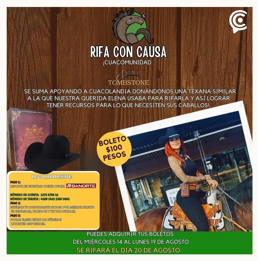 Cuacolandia organiza rifa con causa a beneficio del santuario de caballos