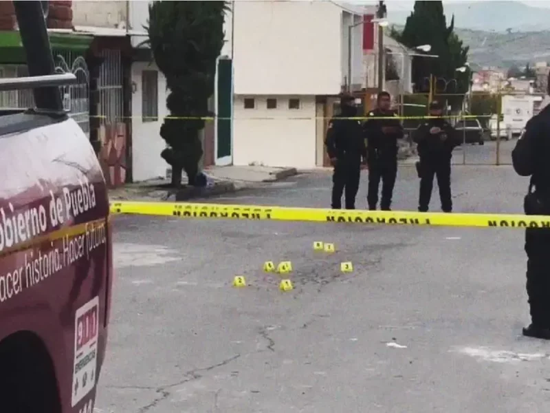 Delincuentes realizan disparos y dañan una casa en la colonia El Refugio, Puebla