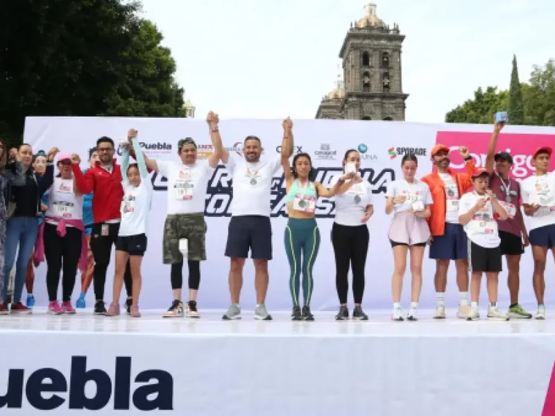 Se disfrutó la primera carrera "Corre con causa por Puebla
