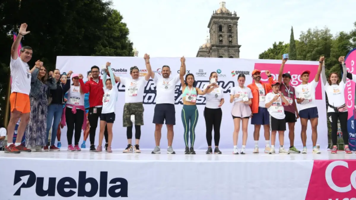 Se disfrutó la primera carrera "Corre con causa por Puebla