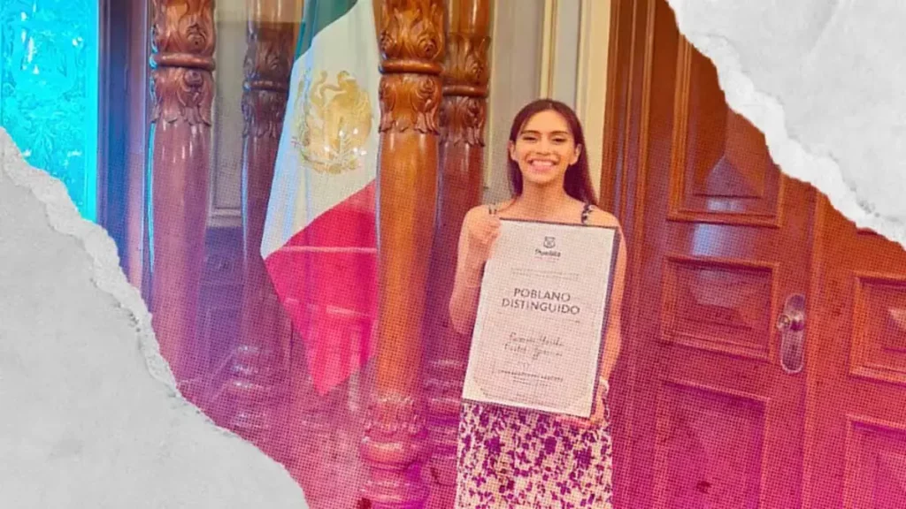 Yuriko Cortés recibe el reconocimiento “Poblano Distinguido” por participar en los Juegos Centroamericanos 2023 