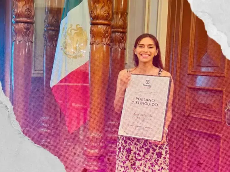 Yuriko Cortés recibe el reconocimiento “Poblano Distinguido” por participar en los Juegos Centroamericanos 2023 