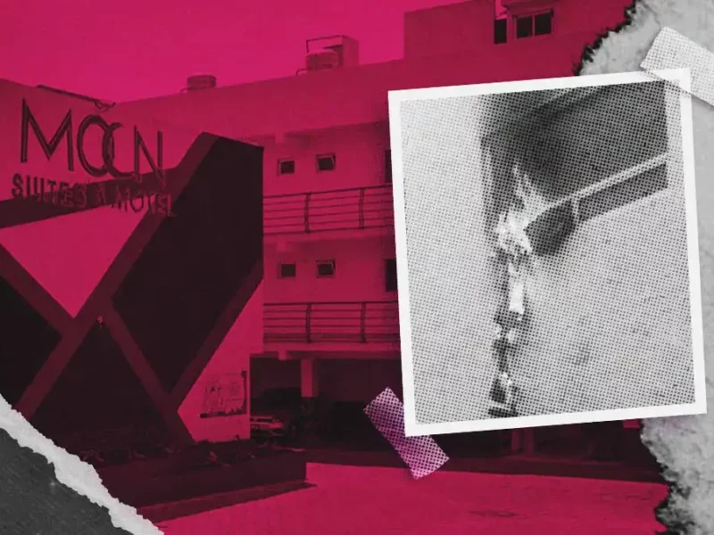 Hombre provocó incendio con toallas y sábanas al interior del motel Moon en Puebla