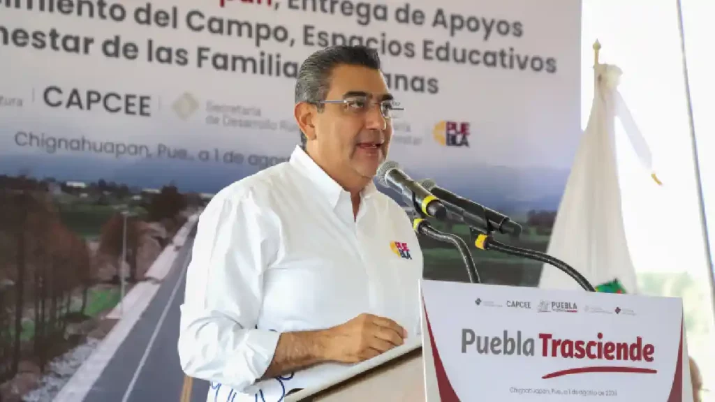 Con obra carretera y programas sociales, Sergio Salomón impulsa progreso integral en Chignahuapan