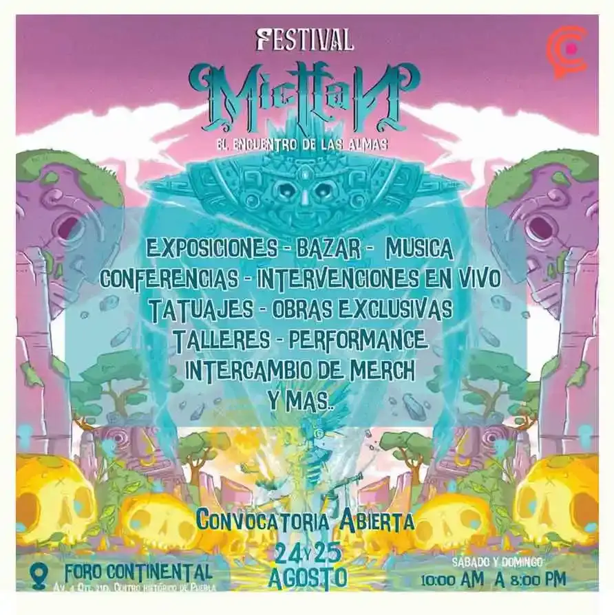 Asiste al Festival de Arte y Diseño “Mictlán” en Puebla