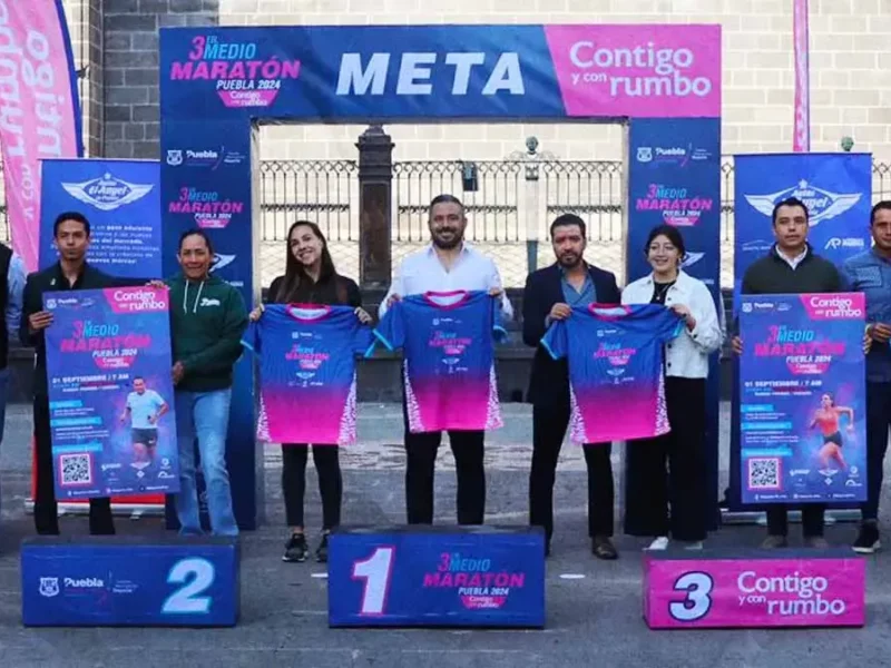 En septiembre, se realizará el Tercer Medio Maratón Puebla 2024 y tendrá nuevo recorrido