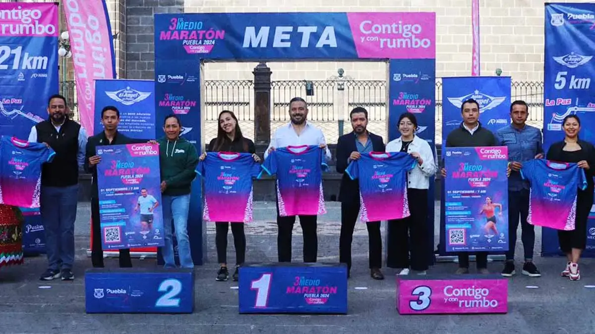 En septiembre, se realizará el Tercer Medio Maratón Puebla 2024 y tendrá nuevo recorrido