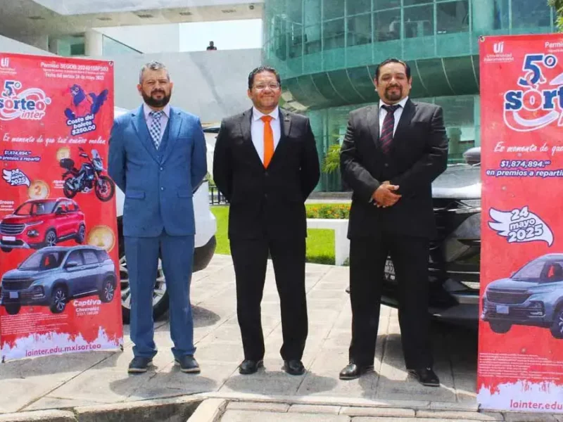 Presentan el Quinto Sorteo de la Universidad Interamericana en Puebla; beneficiará el fondo de becas