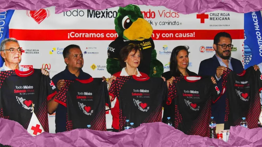 Presentan playera y medalla de la quinta carrera “Todo México Salvando Vidas” 2024
