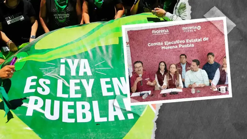 Morena presume despenalización del aborto en Puebla como “su lucha social”
