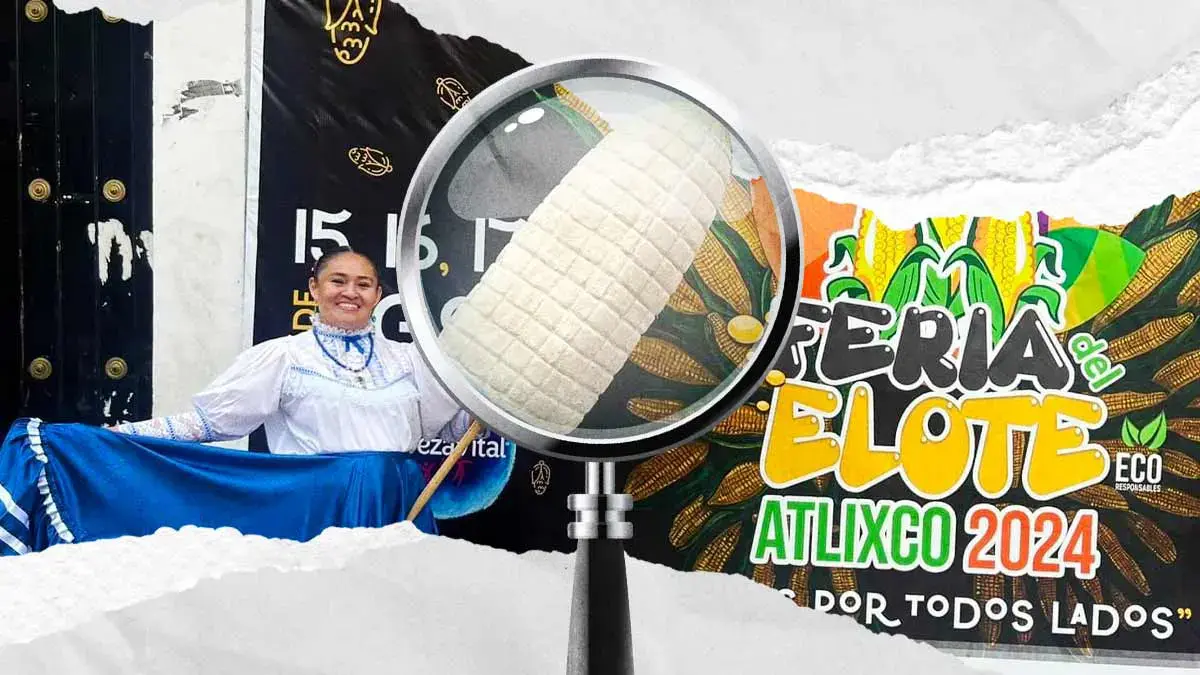 Roban mazorca gigante de la Feria del Elote 2024 en Atlixco