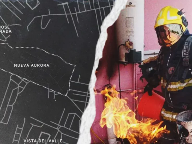Fuga de gas causó explosión en Nueva Aurora, Puebla; corporaciones de vulcanos mitigaron el riesgo