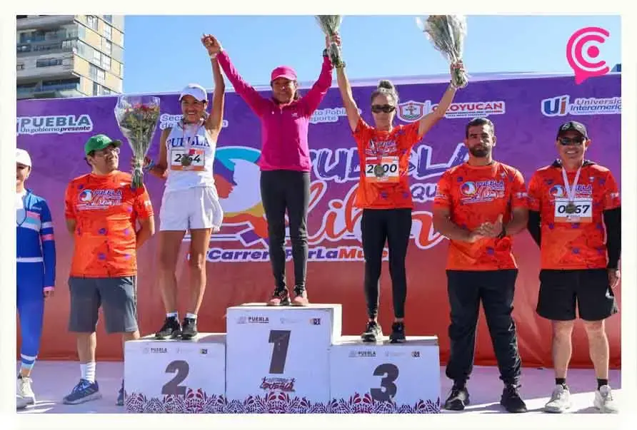 Más de 800 participantes compitieron en la carrera “Puebla te quiere libre” 2024