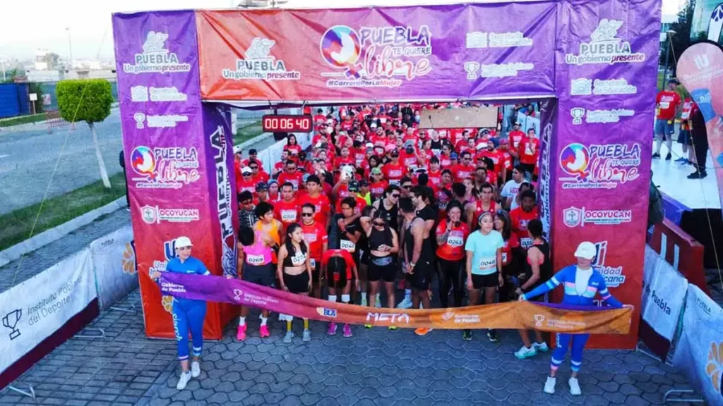 Más de 800 participantes compitieron en la carrera “Puebla te quiere libre” 2024