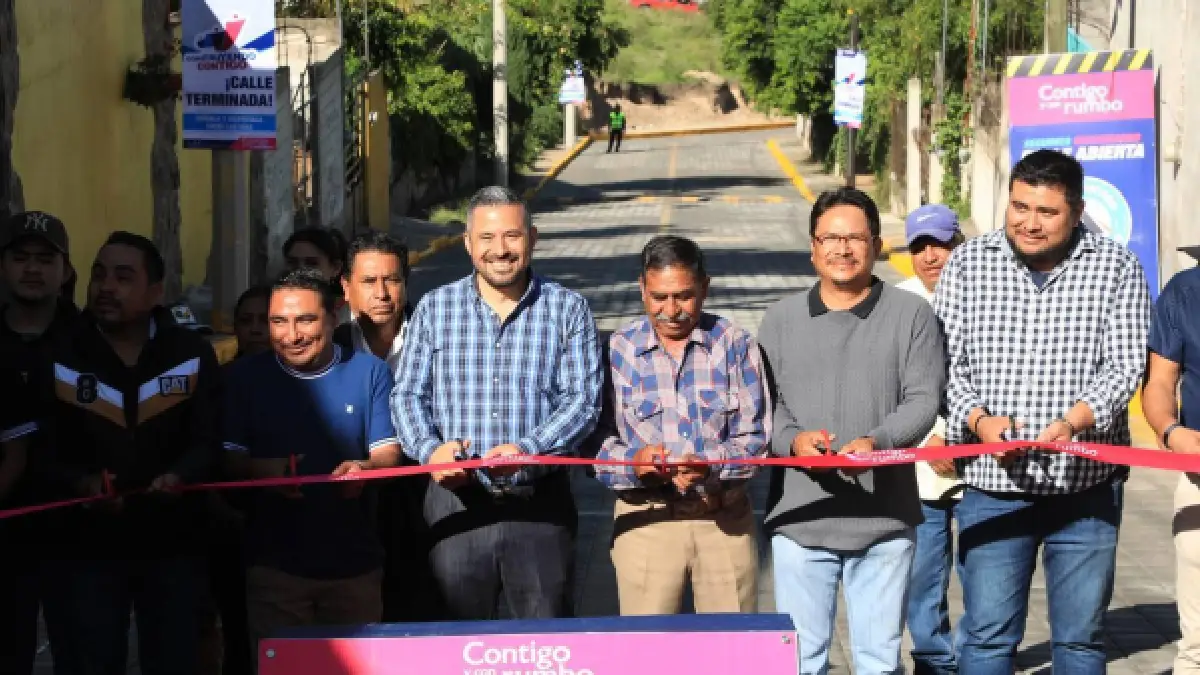 Con nuevas calles, Ayuntamiento de Puebla lleva buen rumbo y resultados a Zacachimalpa
