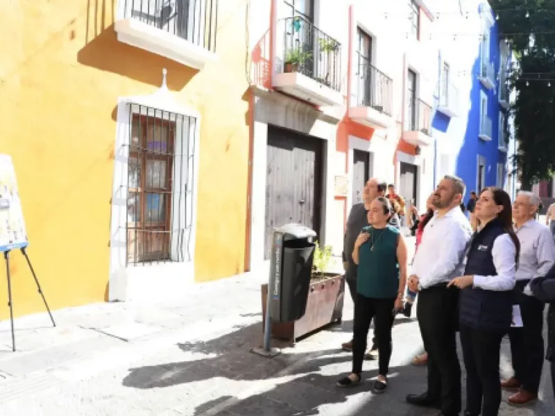 Ayuntameinto de Puebla interviene 17 fachadas en el Centro Histórico