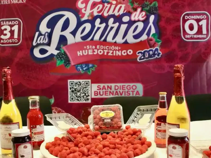 Huejotzingo pueblo mágico invita a la 5ta. edición de la Feria de las Berries 2024