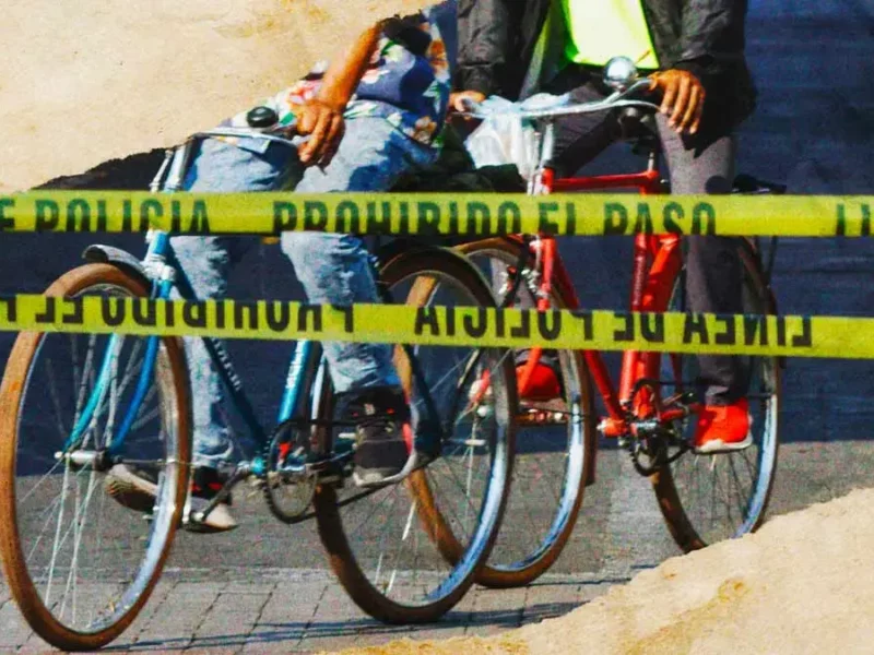 Ruta atropella bicicleta con madre e hijo y a adulto mayor en San Pedro Cholula