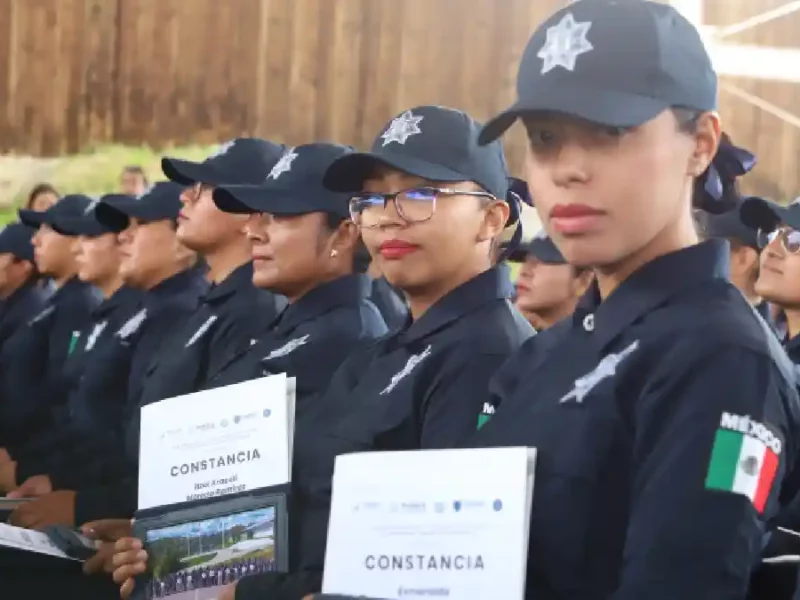 Encabeza Sergio Salomón graduación de 170 policías; los convoca a garantizar la paz social