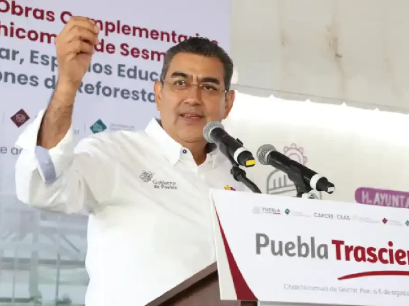 Por 42.4 mdp, Sergio Salomón inaugura rastro municipal en Chalchicomula de Sesma