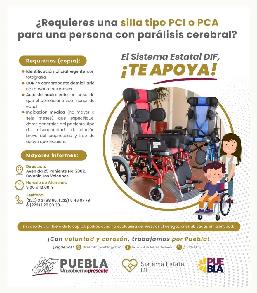 Anuncia SEDIF entrega gratuita de sillas para personas con parálisis cerebral