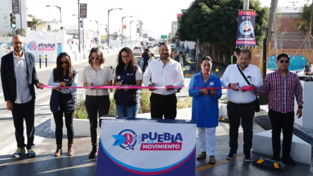 Puebla capital avanza con más y mejor infraestructura peatonal, ahora en bulevar Aarón Merino