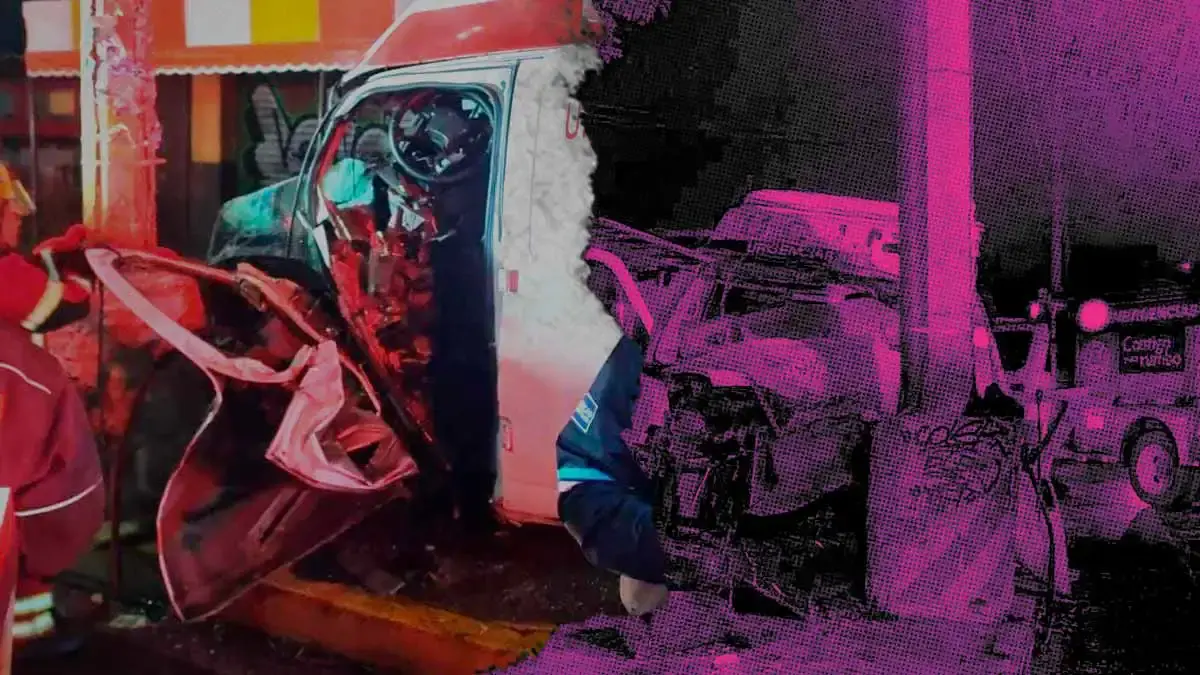 Murió la paramédica que quedó prensada tras choque de ambulancia en Puebla