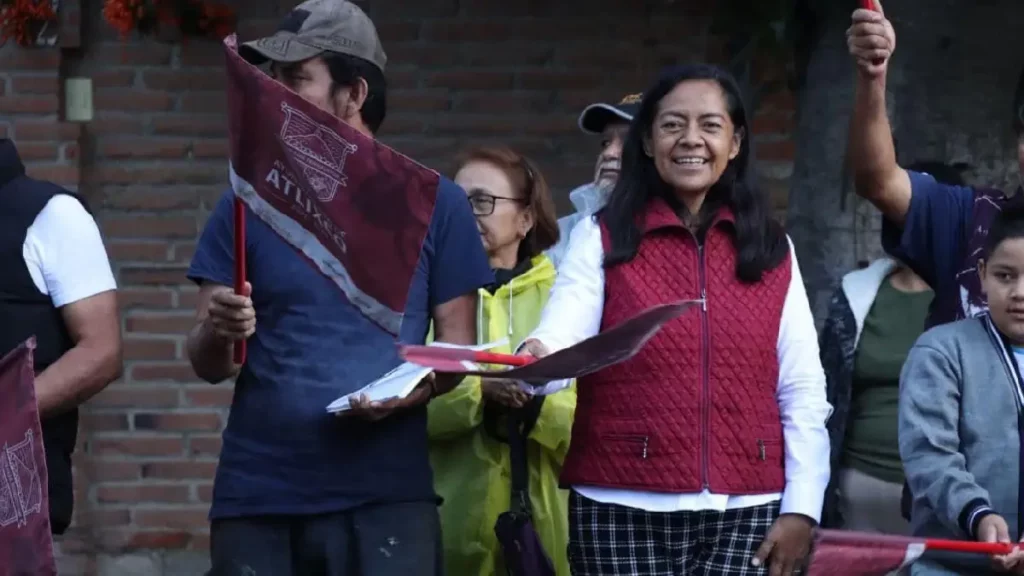 Ariadna Ayala lleva obras con sentido social a colonias y localidades de Atlixco