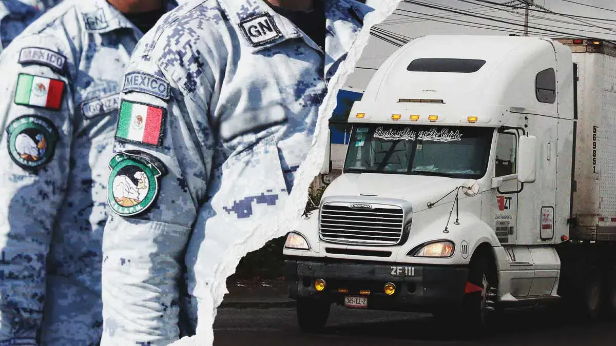 Por tráiler de cemento, Guardia Nacional y ladrones se enfrentan a balazos en la Puebla-Orizaba