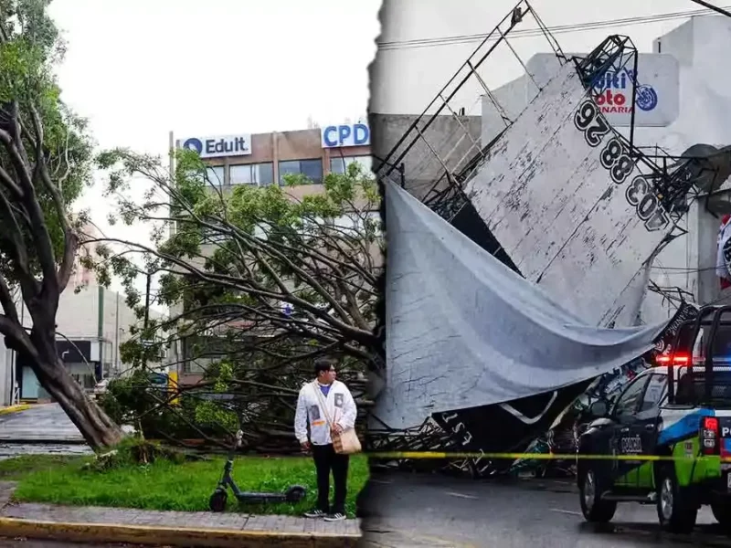 Lluvias dejan daños materiales en Puebla, San Andrés Cholula y Ocoyucan 