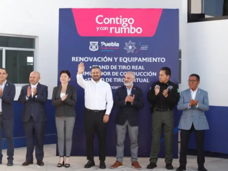 Puebla capital moderniza instalaciones de la Academia de formación y profesionalización policial