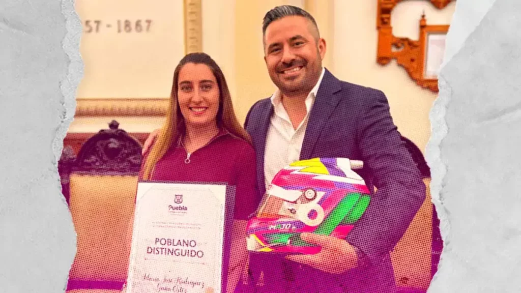 Majo Rodríguez recibe reconocimiento de Poblana Distinguida por parte del Ayuntamiento