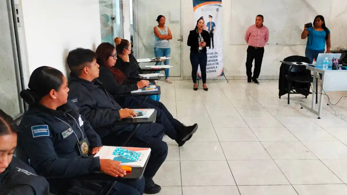 Prevalece capacitación continua a policías de San Andrés Cholula