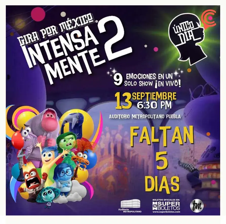 Majo Aguilar, Cine Show y más eventos en Puebla del 9 al 16 de septiembre